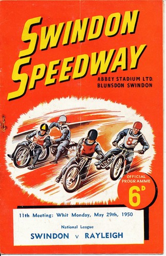 Speedway programme swindon v - -,