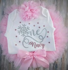 First 1st Birthday Wonderland Outfit Dress Cake Smash Tutu Knicks Onederland 