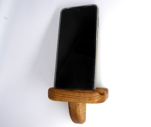 Solid wooden phone shelf - wooden,