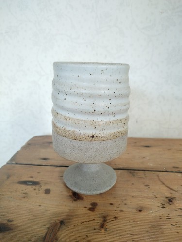 Colin pearson stoneware goblet - stoneware,