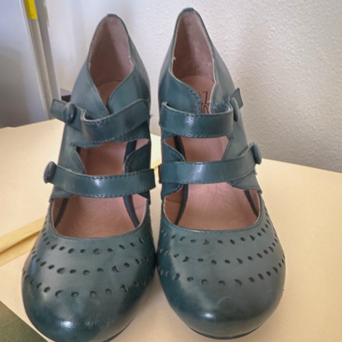 Miz mooz green leather strappy - miz,