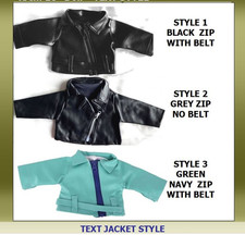 18" Doll clothes Faux Leather