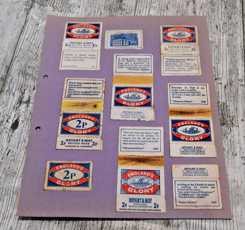 Superb vintage matchbox labels - vintage,