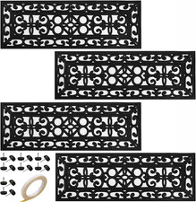 4 Pack Rubber Stair Treads