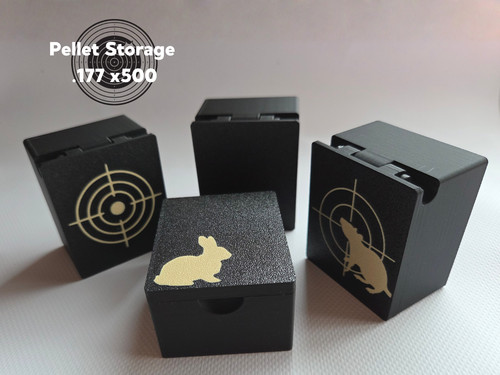 Air gun pellet storage box - air,