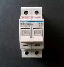 Hager 100A SB 299 Double Pole 2 Module Main Switch Isolator AC22 552299 100 Amp