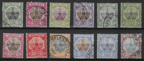 Bermuda 1902 set - bermuda, (3)