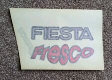 Genuine NOS Ford Fiesta Fresco Tailgate Sticker Decal Badge 