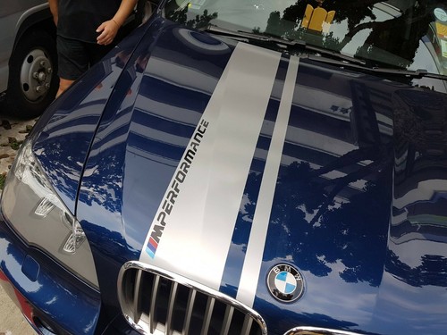 Bmw car stripes - stripes, decal