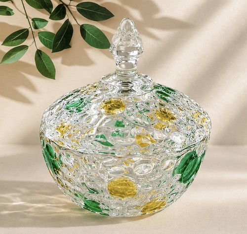 Hand painted glass bon - hand,