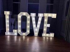 LED 4ft Lightup Love Letters