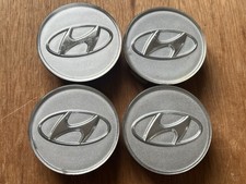 x4 Original Hyundai 60mm i20 i30 i40 Alloy Wheel Centre Caps