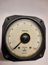 Vintage Sangamo Weston RPM