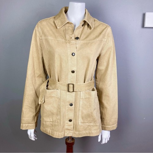 Zara jacket small khaki canvas