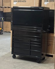 US PRO 42"  2 PC HEAVY DUTY HUTCH TOOL CHEST BOX CABINET finance option