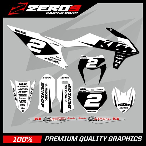 Custom graphics kit ktm sx - custom, kit: