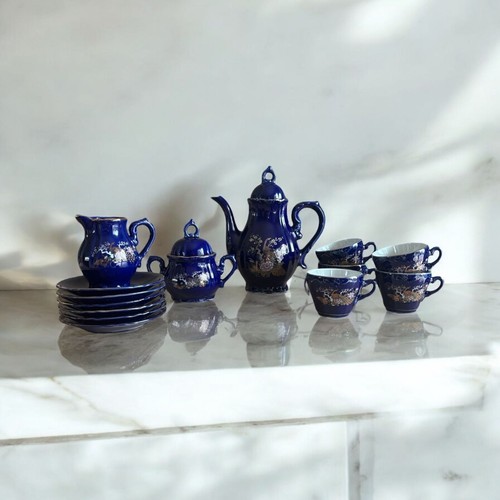Vtg cobalt blue japanese - cobalt,