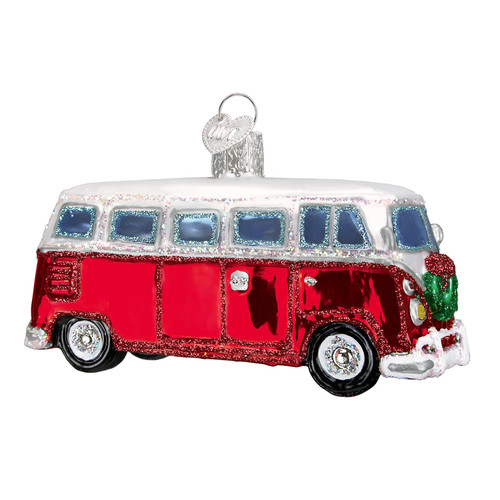 Old world christmas camper - old, van