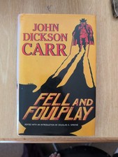 John Dickson Carr Fell And Foulplay First Edition Near Fine Hardback