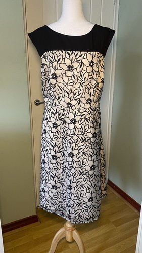 Savoir black white - black, floral