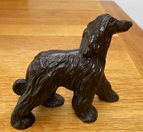 Vintage cast spelter afghan - cast,
