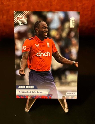 Topps now cricket - cricket, jofra