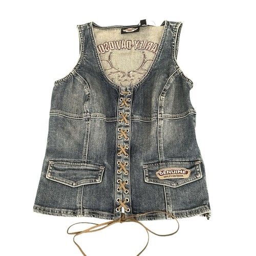 Vtg y2k harley davidson lace - y2k,