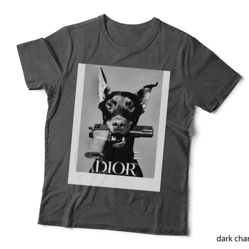 Doberman gun classic shirt - doberman, t-shirt