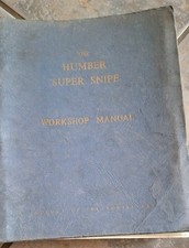 Humber Super Snipe Workshop Manual