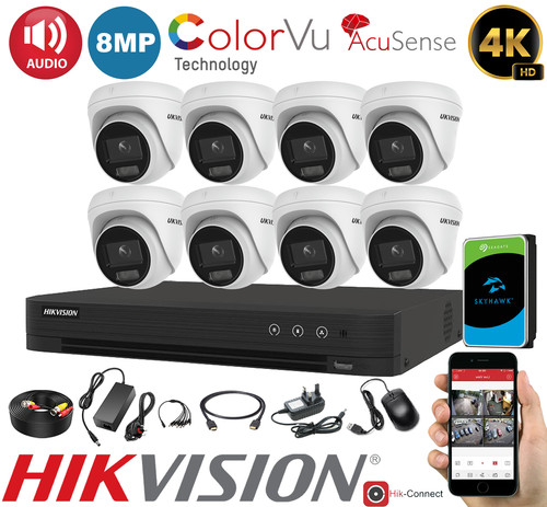 Hikvision 8mp cctv camera - 8mp, 4k
