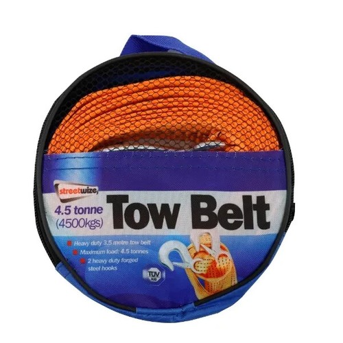 Heavy duty tow belt strap - heavy,