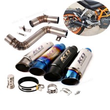 Mid Pipe Catalyst Pipe Exhaust Muffler Tips Modified For Duke 200 390 2012-2016