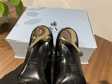 LANVIN PARIS Black High Heel Shoes 