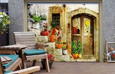 3D Flower Pot Door N430 Garage