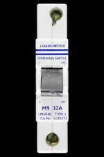 DORMAN SMITH 32 AMP TYPE 2 M9 MCB CIRCUIT BREAKER LOADLIMITER LLR 32T2
