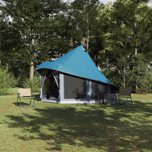Tipi tent blue taffeta - tent,