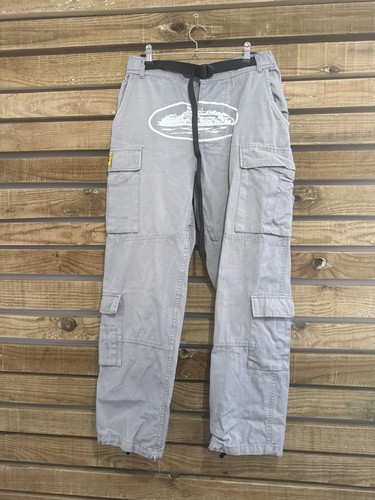 Corteiz guerillaz cargo jeans - corteiz,