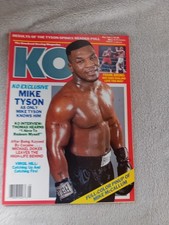  Boxing Magazine Vintage KO May 1988 Mike Tyson On Cover 