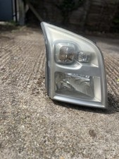 FORD TRANSIT MK7 2006-2014 FRONT HEADLAMP HEADLIGHT CHROME LEFT RIGHT PAIR BOTH
