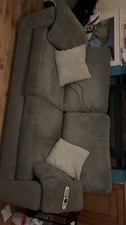 SCS  GREY ROSS 3 SEATER SOFA
