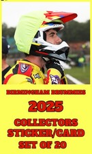 BIRMINGHAM BRUMMIES--2025--SET OF 20--SPEEDWAY COLLECTOR'S CARDS/STICKERS