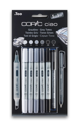 Copic ciao coloured - copic, pen