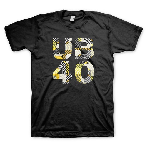 Ub40 2023 stacked - logo, t-shirt