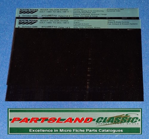 Rtc9857 part microfiche slide - rtc9857,