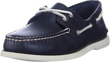 Sperry Top-Sider Men's O 2-Eye Leather Boat Shoes size 7 (41) Blue BNWB RRP £100