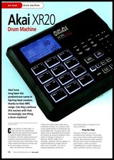 SOUND-ON-SOUND MAGAZINE TEST FEATURE AKAI XR20 DRUM MACHINE