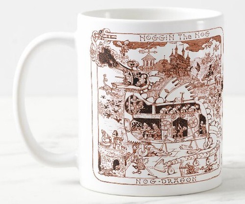 Mug noggin the - nog, dragon