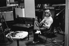 Rick Parfitt lead guitar in the rock group Status Quo rehearses in- Old Photo