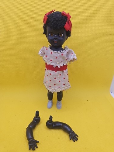 1950s black doll - , sleep