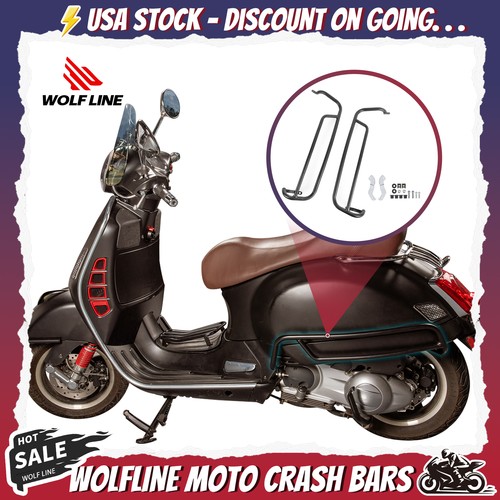 Wolfline crash bar for vespa - bar,